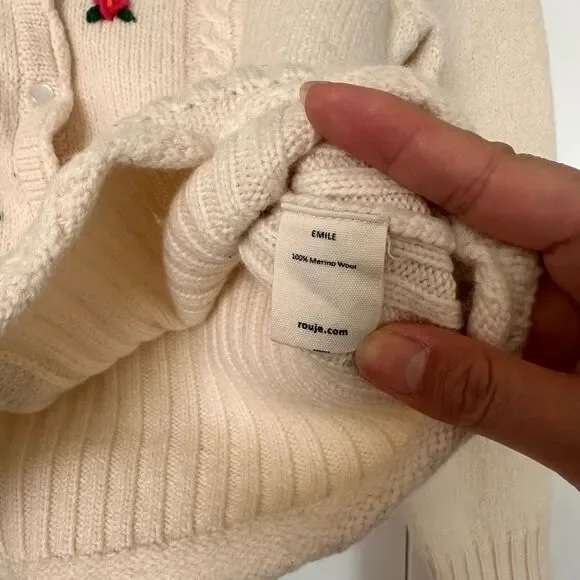 SOLD Rouje wool cardigan - Picture 5 of 8